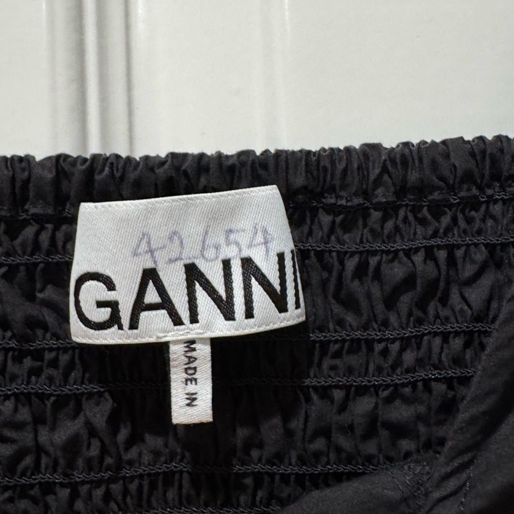 GANNI Cotton-poplin midi dress - Picture 5 of 5